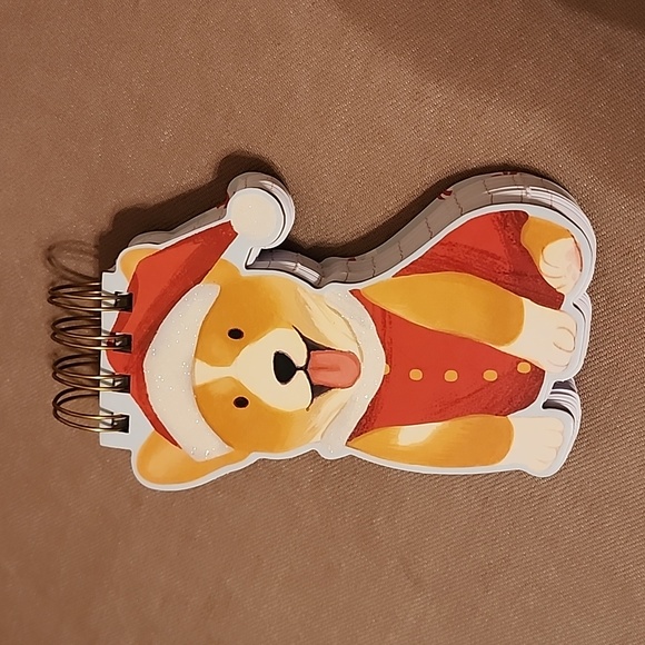 🎅 Corgi Holiday Notepad Set - Picture 2 of 8